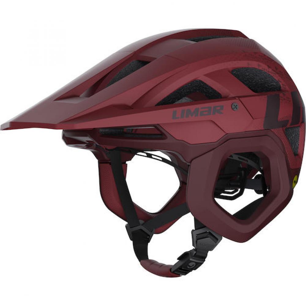 Limar Etna + Mips Matt Claret L Violett - Trail-Helm mit PROXEAR® und Top-Schutz