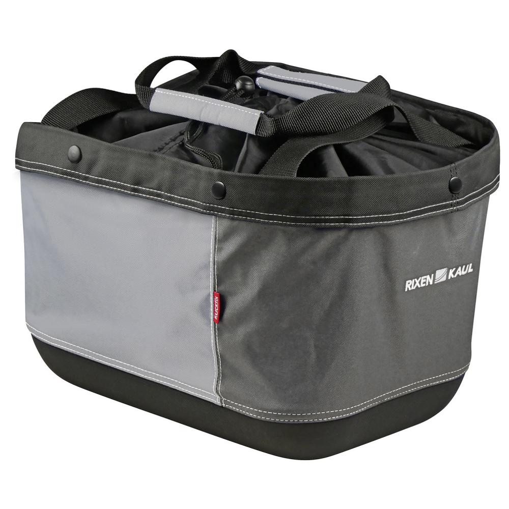 KLICKfix Fahrradkorb Alingo GT grau 24x41x29 cm