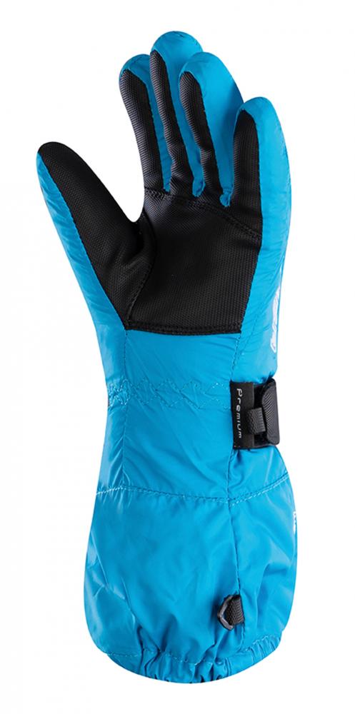 CHIBA Kids Allround Finger - Kinder Winter-Radhandschuhe, wasserdicht, Größe 5, aqua