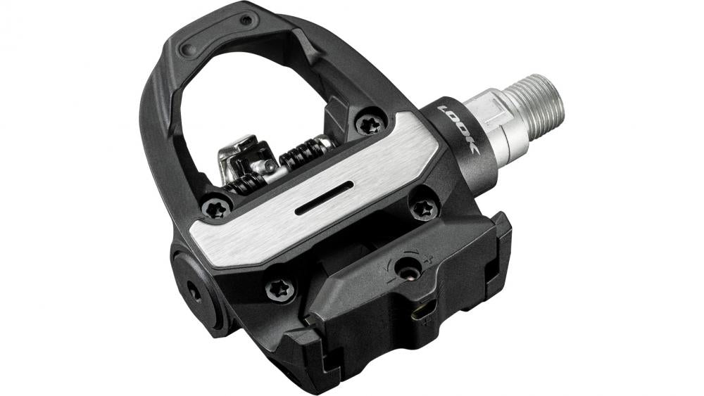 LOOK Indoor Dual Klickpedale - Composite, Delta & SPD kompatibel, silent-float, R/L Markierung, inkl. Cleats