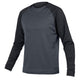 Endura SingleTrack Fleece Langarmtrikot, Schwarz, S - atmungsaktives Mountainbike-Fleece mit Netzeinsatz & Rücken-Reißverschlusstasche