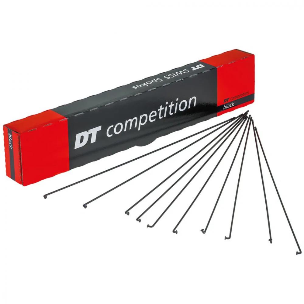 DT Swiss Speiche Competition 2.0 / 1.8 260 mm schwarz - vielseitige, leichte J-Bend-Speiche