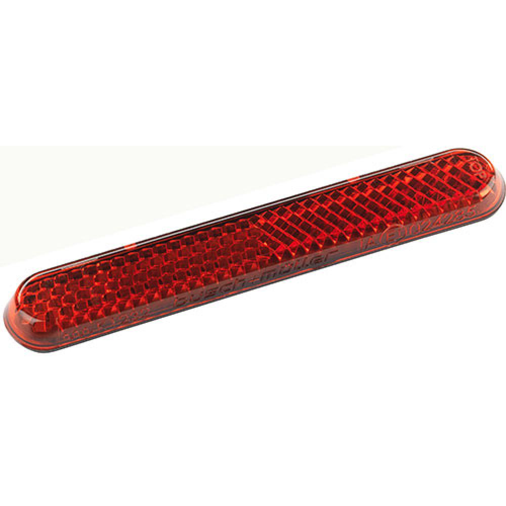 Busch&Müller Frontrückstrahler klar + Rückstrahler rot selbstklebend Reflektor mit Klebefolie