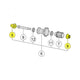 Vision Endkappen-Kit für VISION Naben/Laufräder - moderne Ausführung