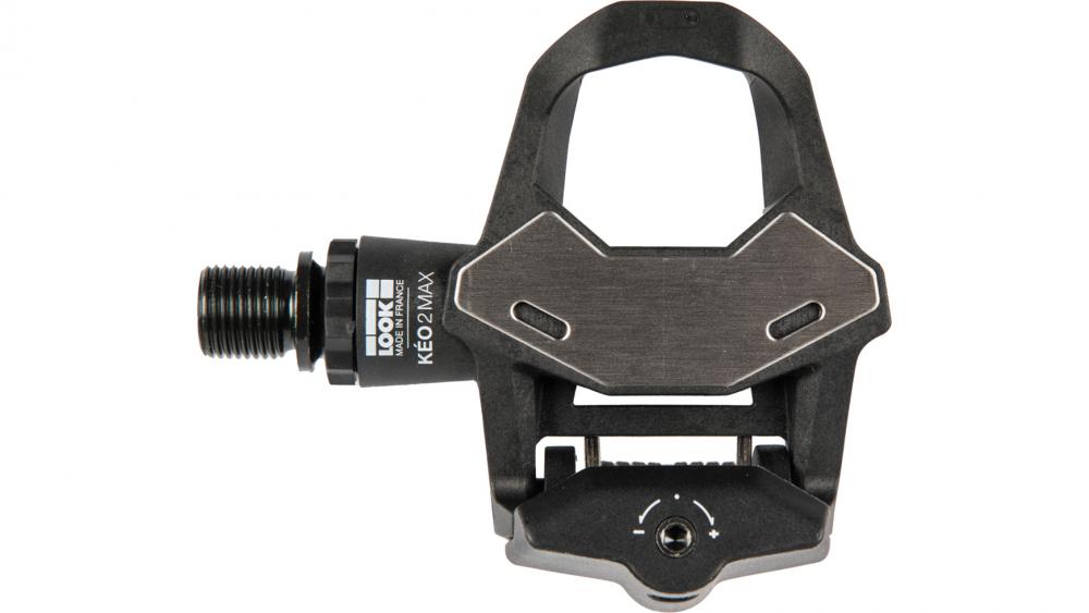 LOOK Kéo 2 Max Rennrad Klickpedal schwarz - 500 mm² Edelstahlfläche, Chromoly+ Oversize­Achse, Verstellbare Auslösehärte 8-12 Nm