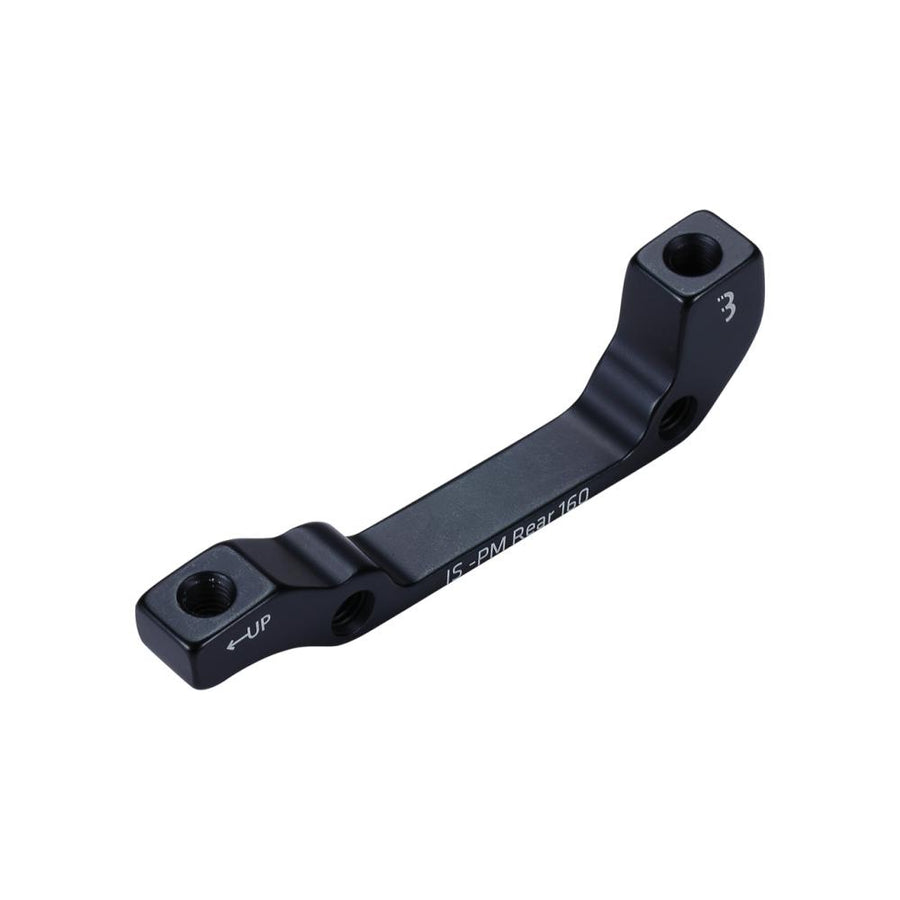 BBB Cycling PowerMount IS to PM Adapter 160mm schwarz - stabiler Scheibenbremsadapter