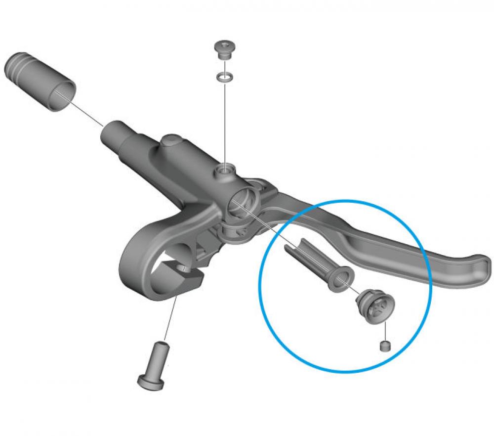 SHIMANO Membran-Einheit BL-MT200 - Ersatzmembran für hydraulische Scheibenbremse, 2 g