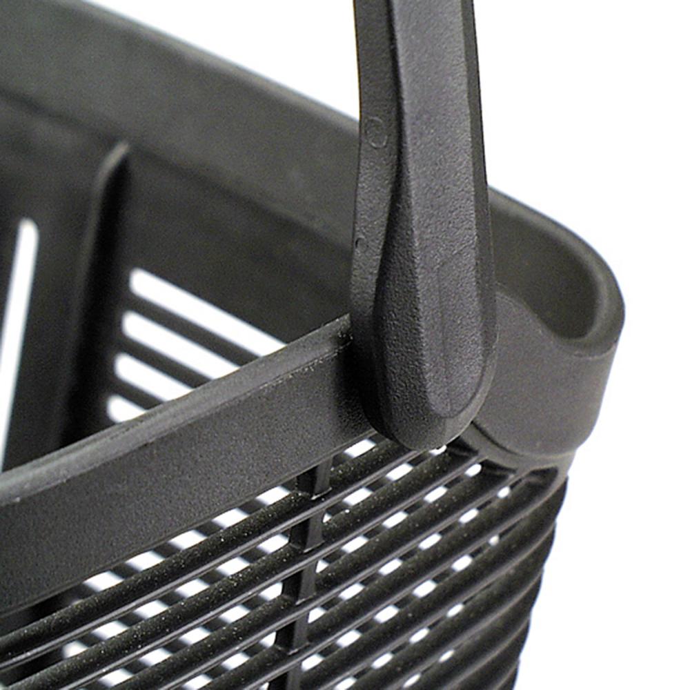 KLICKfix Fahrradkorb Lamello schwarz 28x39x28 cm