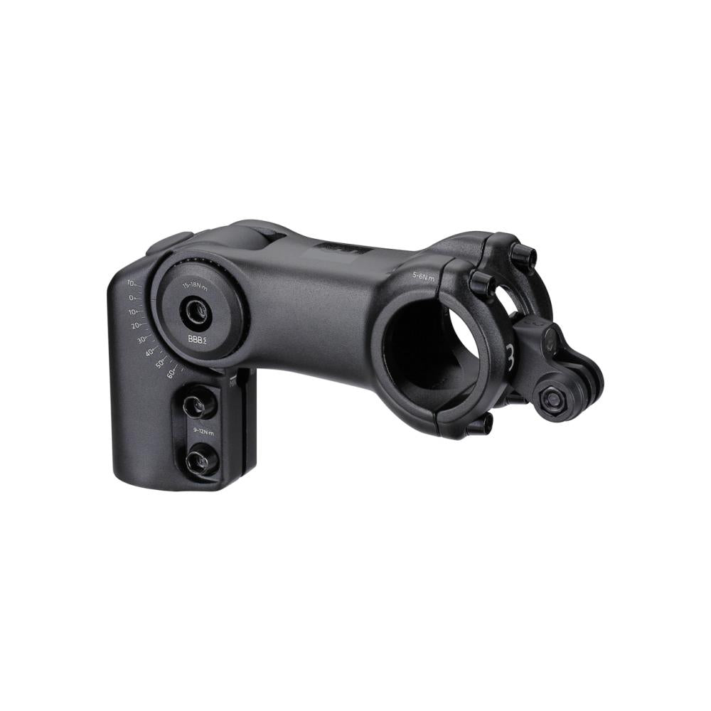 BBB Cycling BBB Vorbau einstellbar HighFix 31.8 31 schwarz - verstellbarer Fahrradvorbau