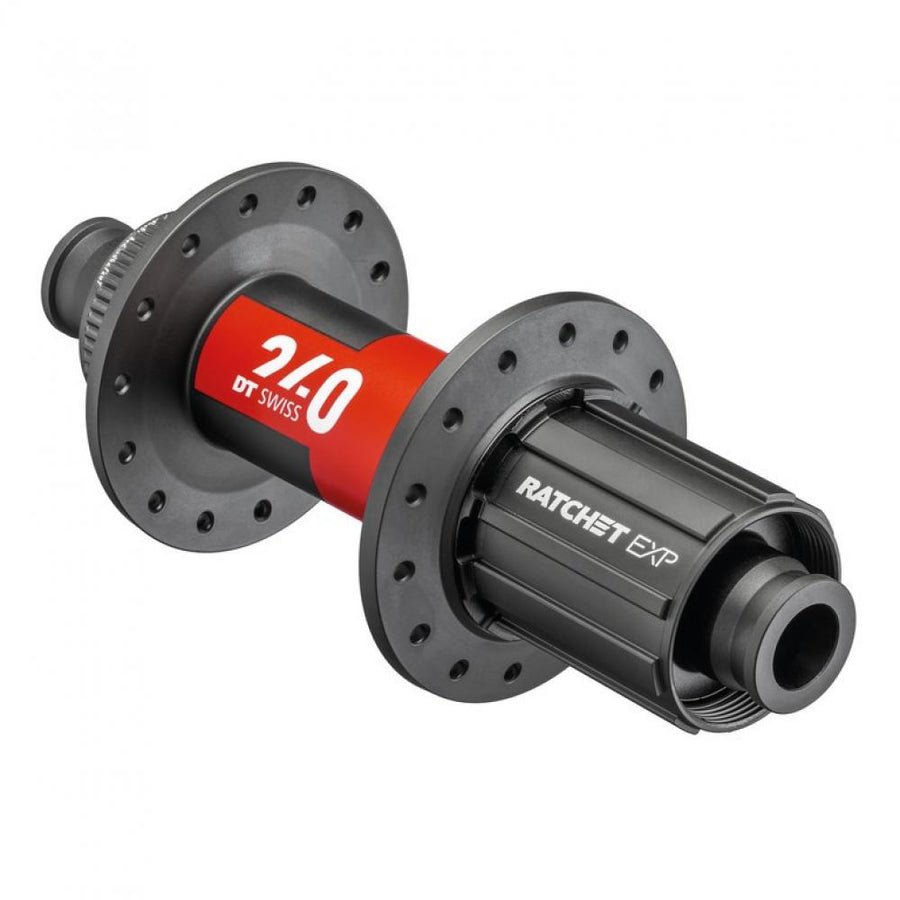 DT Swiss MTB HR Nabe 240 EXP, schwarz, 28 Loch, leichte, steife Boost-Performance-Nabe.