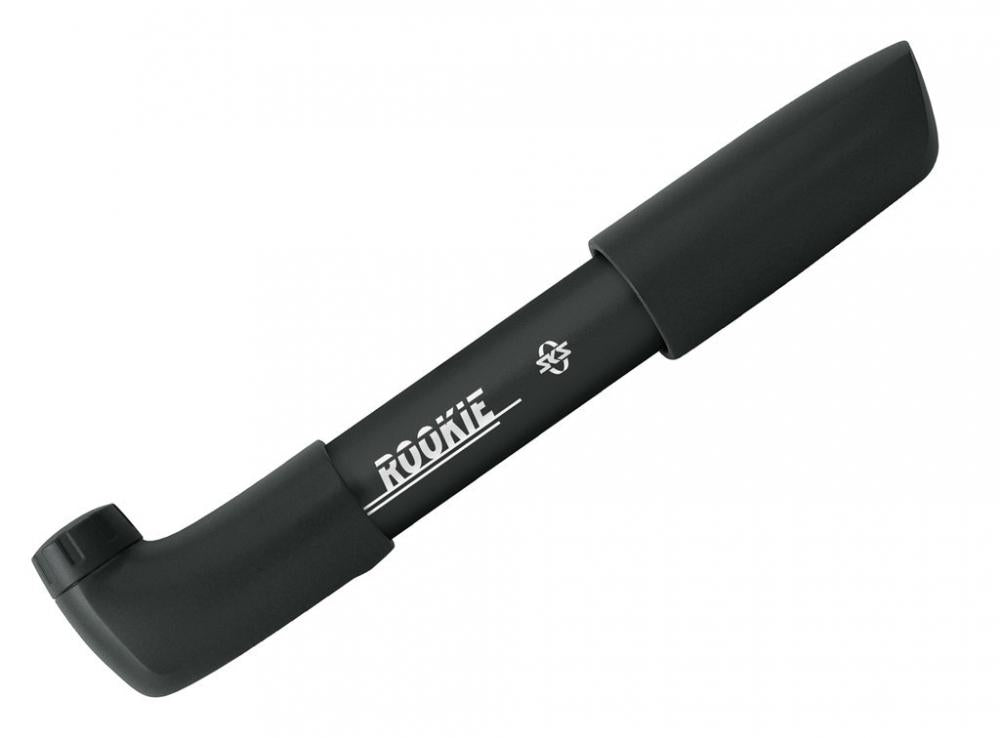 SKS Minipumpe Rookie reversibel, schwarz, für DV/AV/SV Ventile, 6 bar Druck, ideal für unterwegs und Gepäckträgermontage.