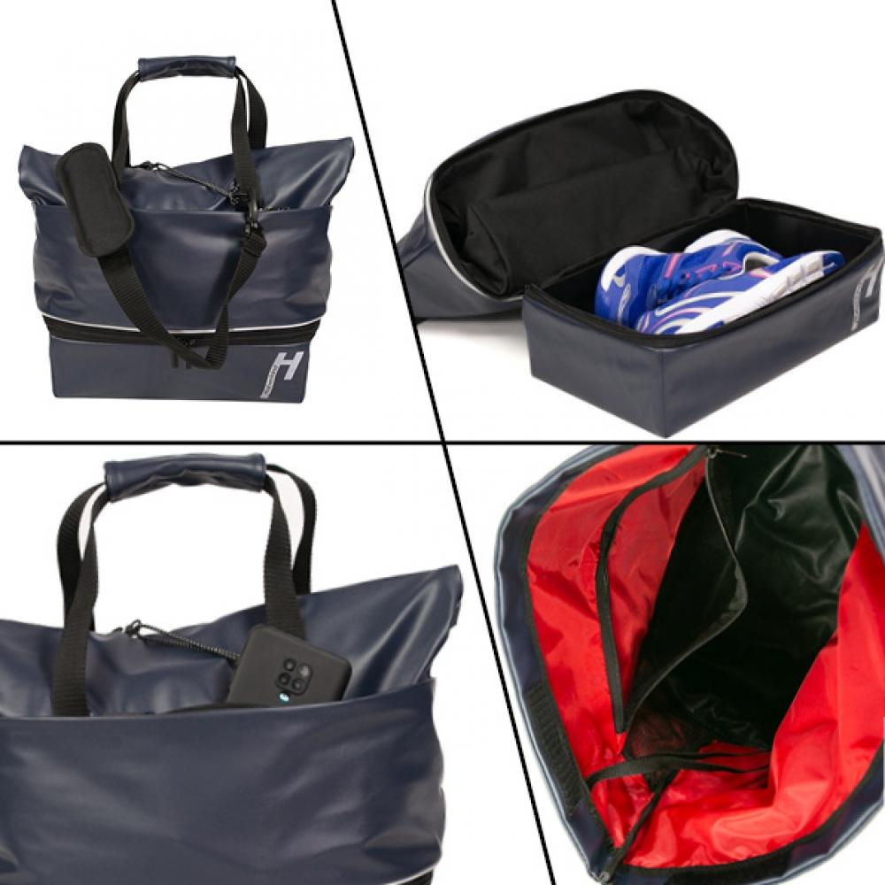 Haberland Gepäckträgeraufsatztasche Lena blau - praktische Racktime 1.0 Transportlösung
