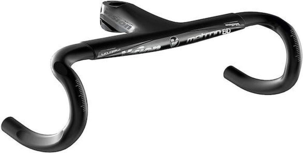 Vision Lenker Metron 6D Integrated 100 x 400 mm Schwarz - aerodynamischer Vollcarbon-Lenker