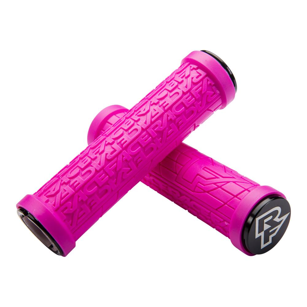 Race Face Grippler Lock-On Griff 30mm magenta lila für sicheren Halt und Kontrolle.