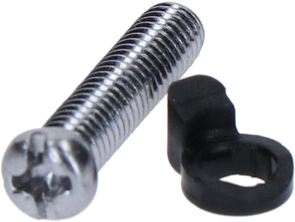 SHIMANO Einstellschraube für RD-M772 M4 x 18 mm inkl. Gegenplatte - 18 mm