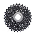 XLC 10-fach Zahnkranz-Kassette, 14-27 Zähne, Shimano kompatibel, silber.