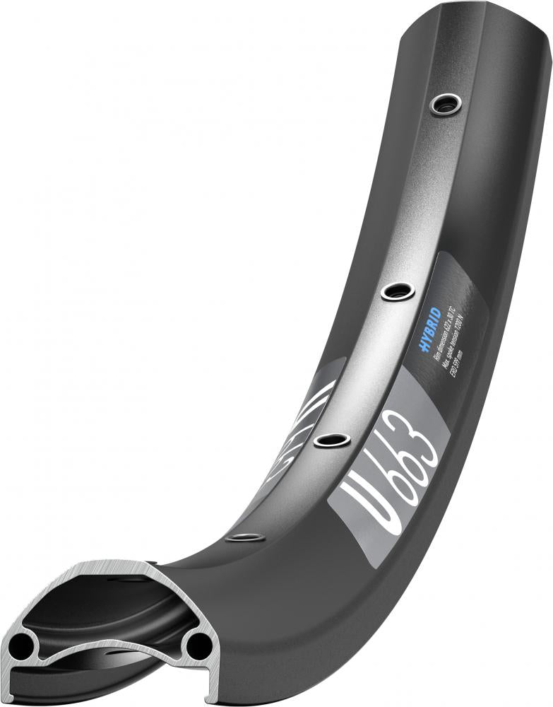 DT Swiss Felge Hybrid U 663 29" 32 Loch Schwarz - robuste E-Bike-Felge für hohe Lasten