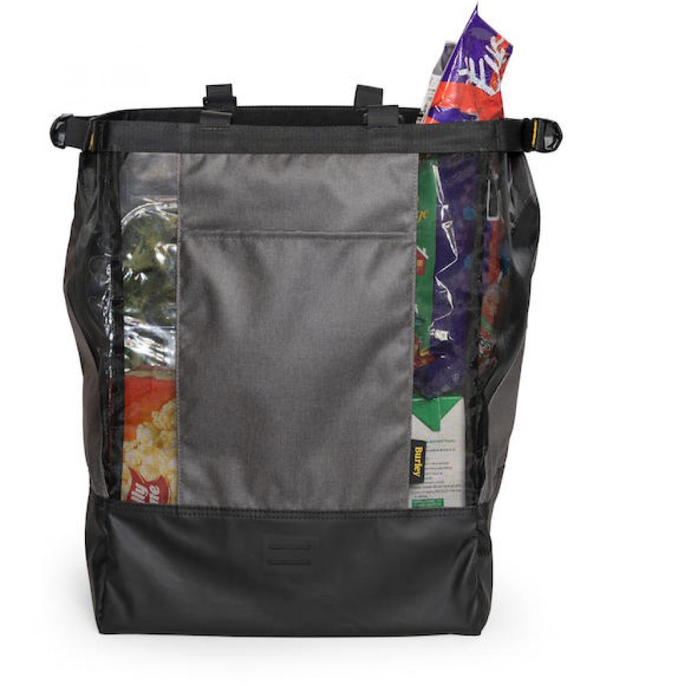 Burley Gepäcktasche Lower Market Bag MY23 40 L Grau - flexibler Stauraum für den Travoy