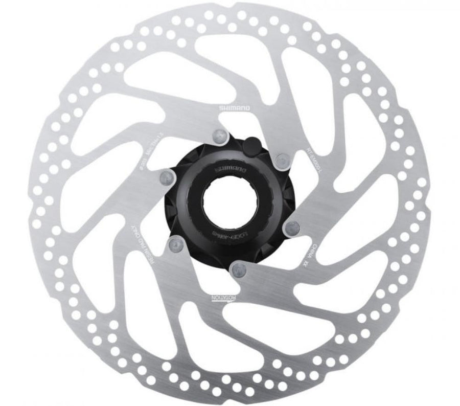 SHIMANO RT-EM300 Bremsscheibe 203 mm für Fahrrad mit Geschwindigkeitssensor, Center Lock.