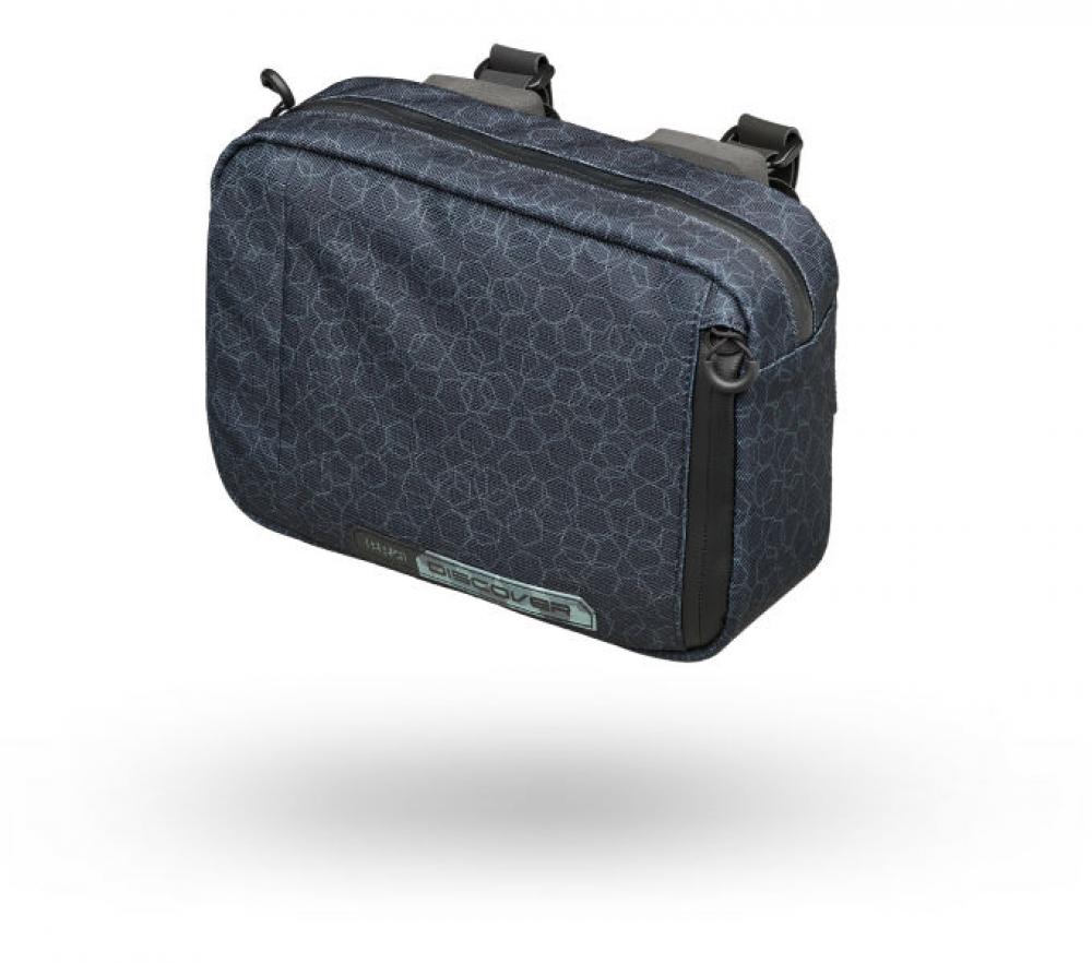 Pro Lenkertasche klein Discover wasserfest schwarz Größe 7x23x16 cm 2,5 ltr.