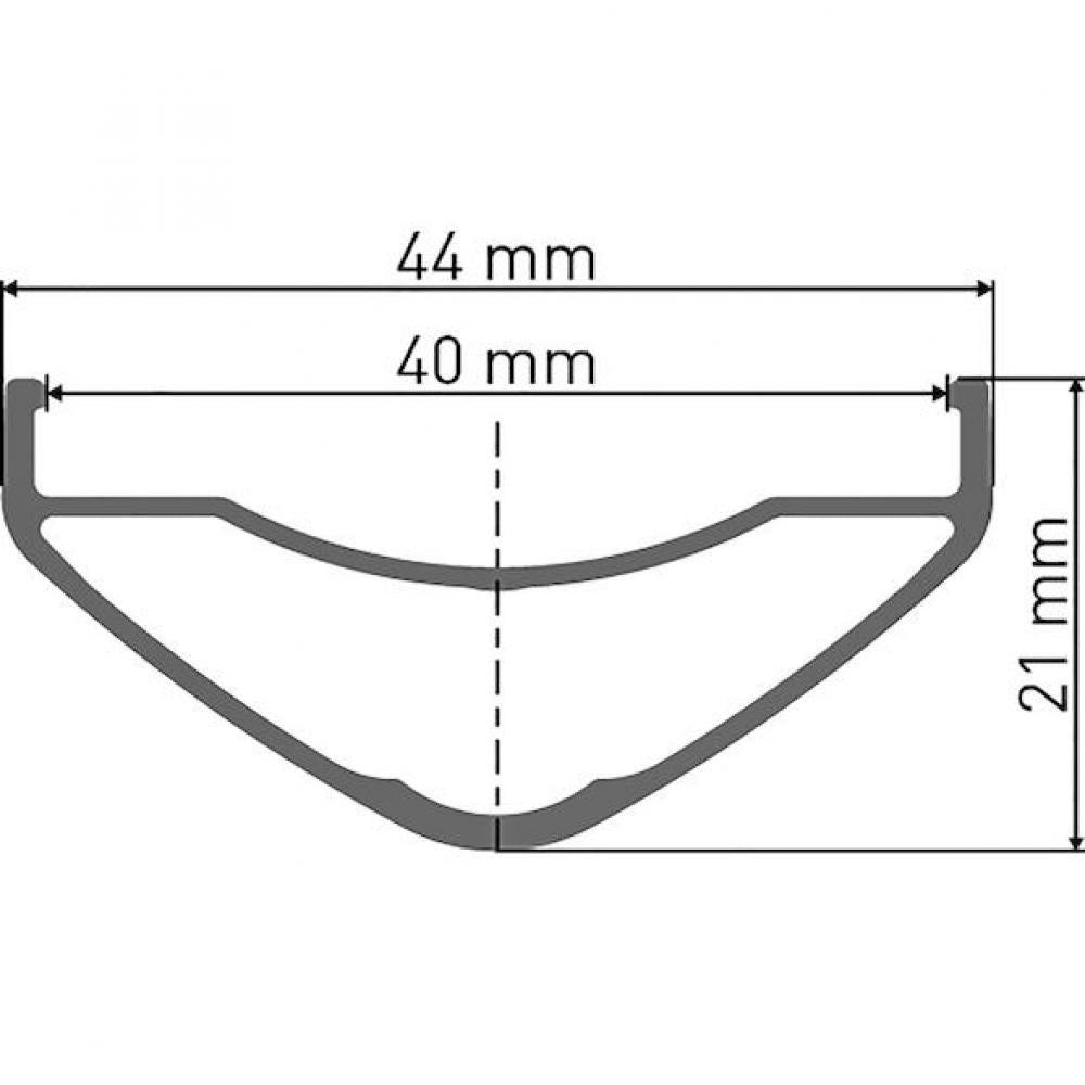 DT Swiss Felge XM 551 27,5" 28 Loch Schwarz - starke Enduro-/All-Mountain-Felge
