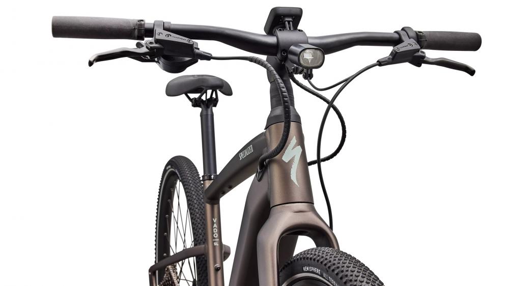 VADO SL 4.0 E-Bike - Leichtes City E-Bike mit Turbo SL Motor - Größe S - Gun Metal/Sage Green - E-City Bike