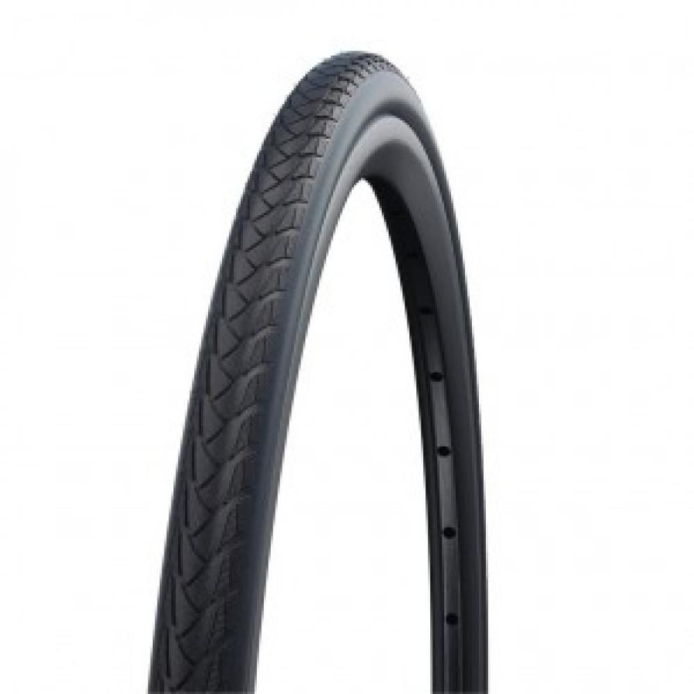 Schwalbe Rollstuhl MARATHON PLUS Evolution Line 26x1,0 Zoll (25-559) Schwarz - unplattbarer Rollstuhlreifen
