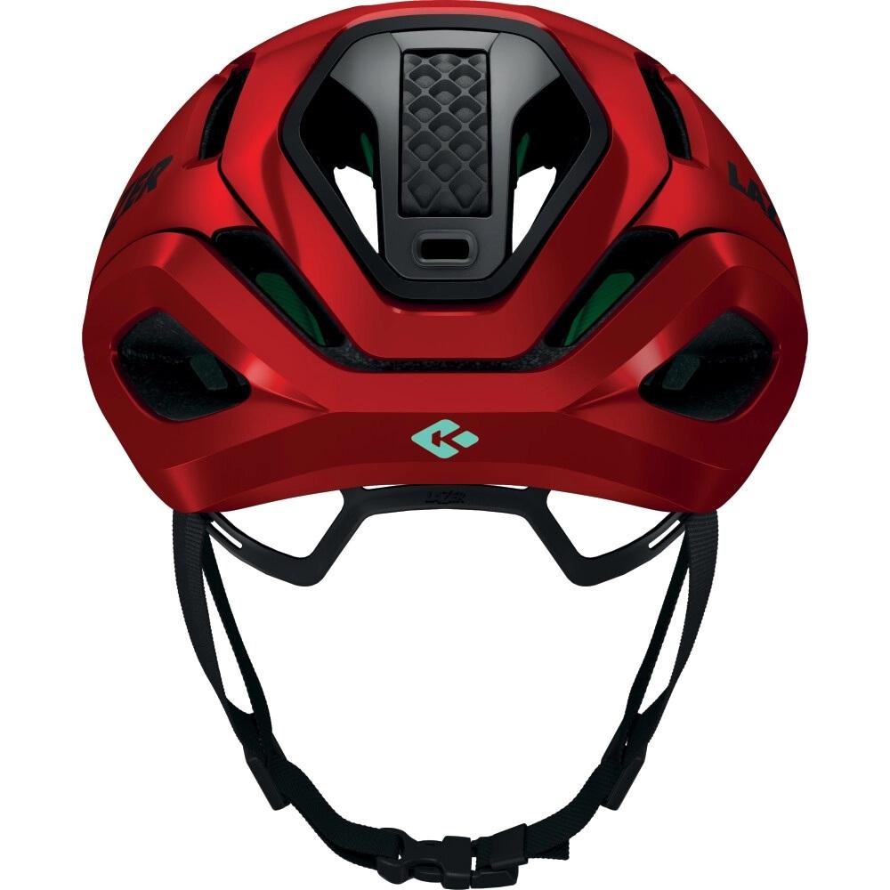 LAZER Helm Vento KinetiCore Road Metallic Red L 58-61 cm - aerodynamischer Rennradhelm