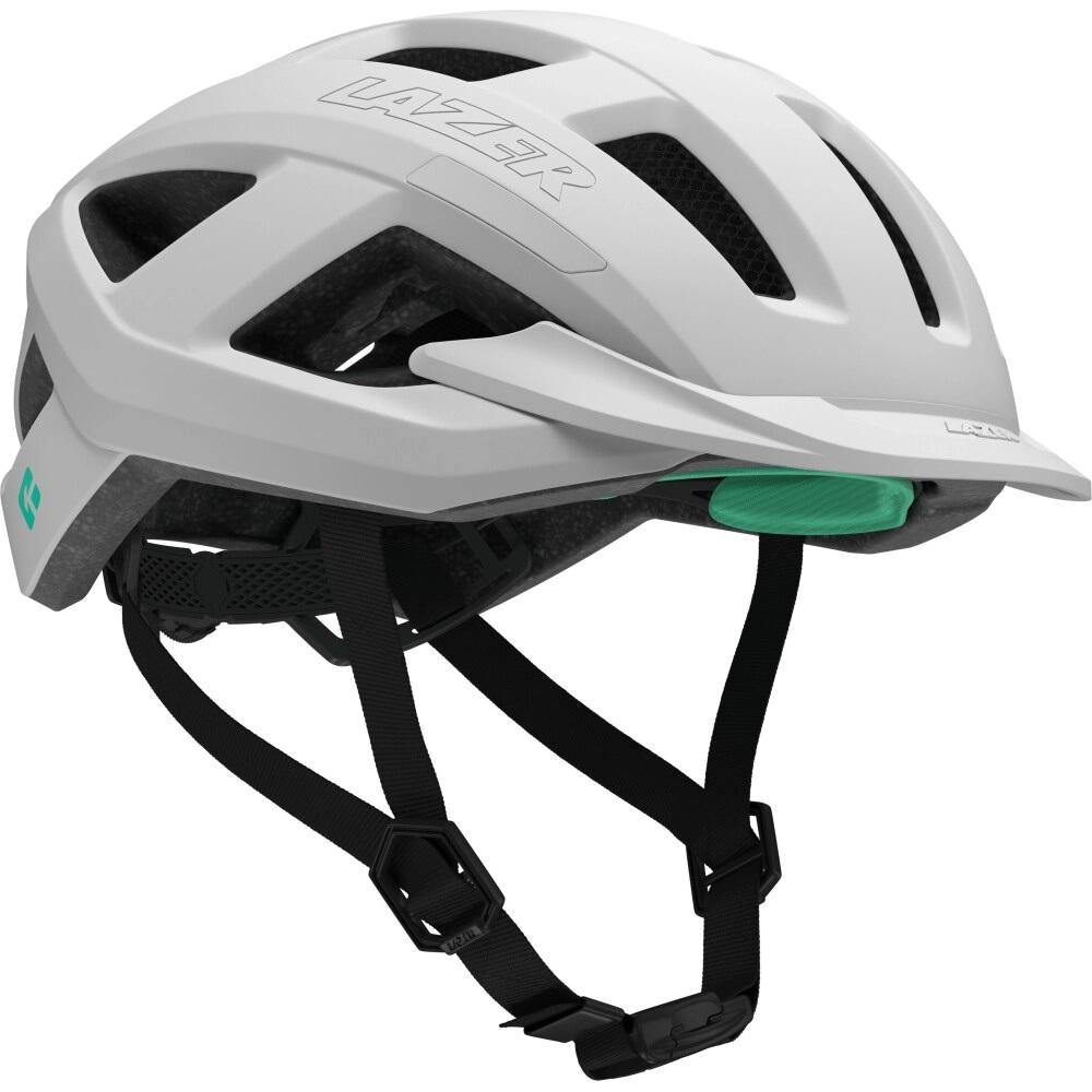 LAZER Cerro KinetiCore matte white L - vielseitiger Enduro- & Trail-Helm mit Top-Schutz