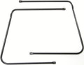Pletscher Master Packtaschenabstützung - Aluminium-Zubehör für Gepäckträger, Paar rechts/links, stabile seitliche Taschenhalterung, kompatibel mit Pletscher-System, schwarz