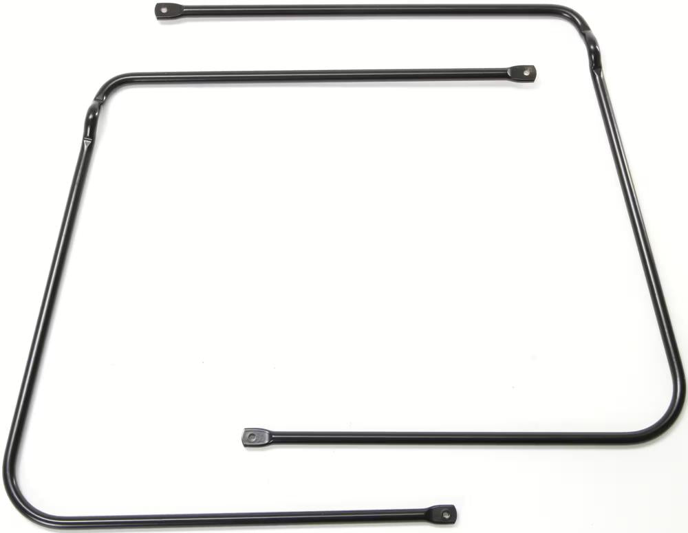 Pletscher Master Packtaschenabstützung - Aluminium-Zubehör für Gepäckträger, Paar rechts/links, stabile seitliche Taschenhalterung, kompatibel mit Pletscher-System, schwarz