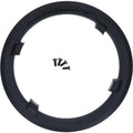 SHIMANO FCU6000 42Z Kettenschutzring schwarz mit DYNAMIC CHAIN ENGAGEMENT Schriftzug und Befestigungsschrauben.