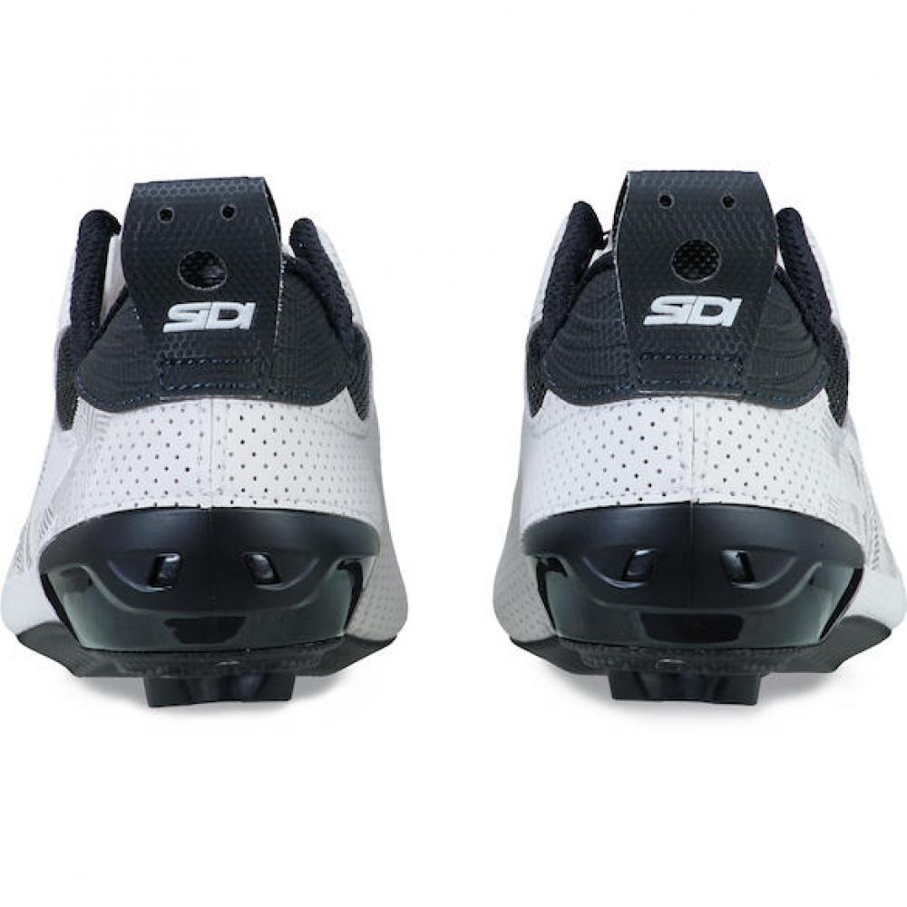 Sidi ROAD Tri-Sixty white 43.5 Weiß - Triathlon-Rennradschuh mit maximaler Kraftübertragung