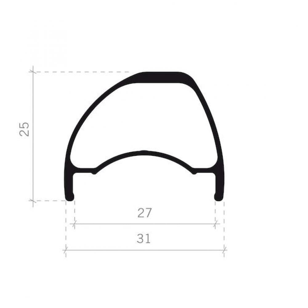 FSA Laufradsatz Grid Off-Road 27,5" 584x27 mm Schwarz - robuster Enduro-Laufradsatz