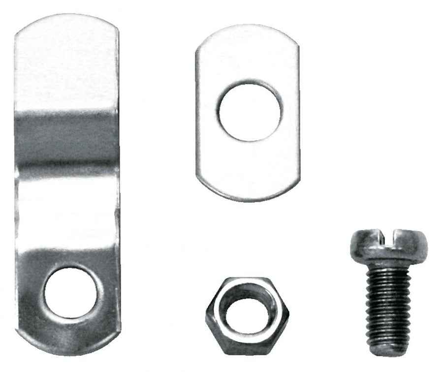 SKS Clip Blümels Tretlagerbefestigung für Radschützer, langlebiges Ersatzteil in Silber, ideal zur sicheren Montage von Schutzblechen an Fahrrädern