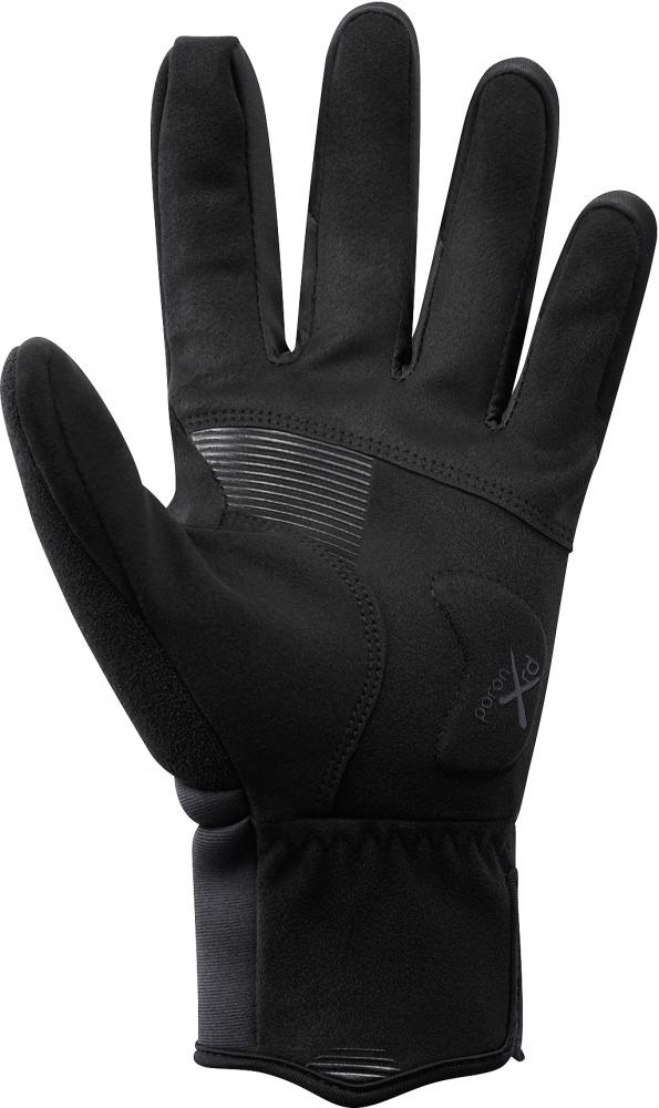 SHIMANO WINDBREAK Thermal Gloves Neon Yellow XL - winddichte Thermo-Fahrradhandschuhe für kalte Tage