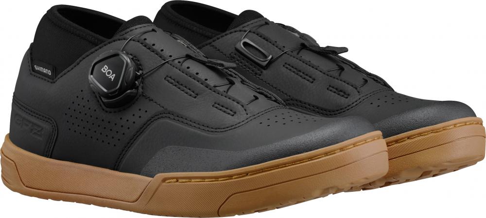 SHIMANO GF800, SCHUH, WOMEN, FLAT, BLACK/AMBER, GR. 41 Fahrradschuhe - 800,