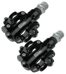SQLab 511 MTB Klickpedale XL (+15 mm) - ergonomische SPD-kompatible Pedale mit verlängerter Achse für natürliche Fußstellung