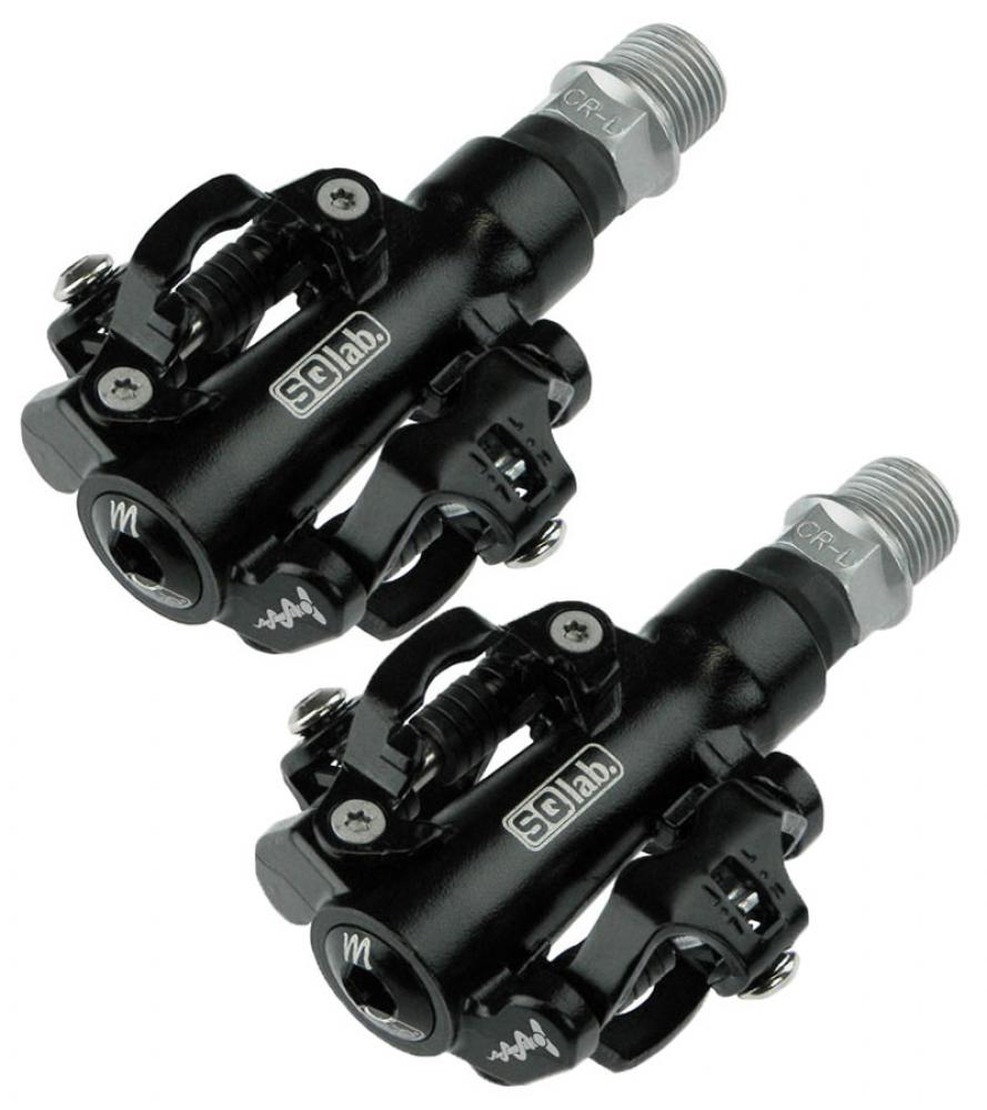 SQlab 511 MTB Klickpedale XL mit +15 mm Achse für ergonomische Fußstellung und SPD-Kompatibilität.