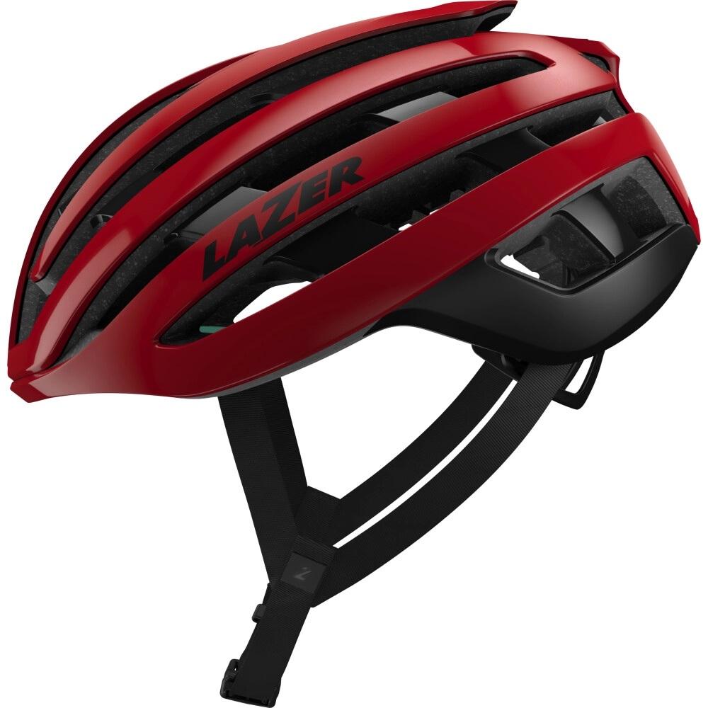 LAZER Helm Z1 KinetiCore Road Metallic Red S (52-56 cm) - leichter Aero-Rennradhelm