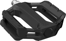 SHIMANO Pedal PD-EF202 Schwarz Flat - robustes Plattformpedal für Alltag und Freizeit