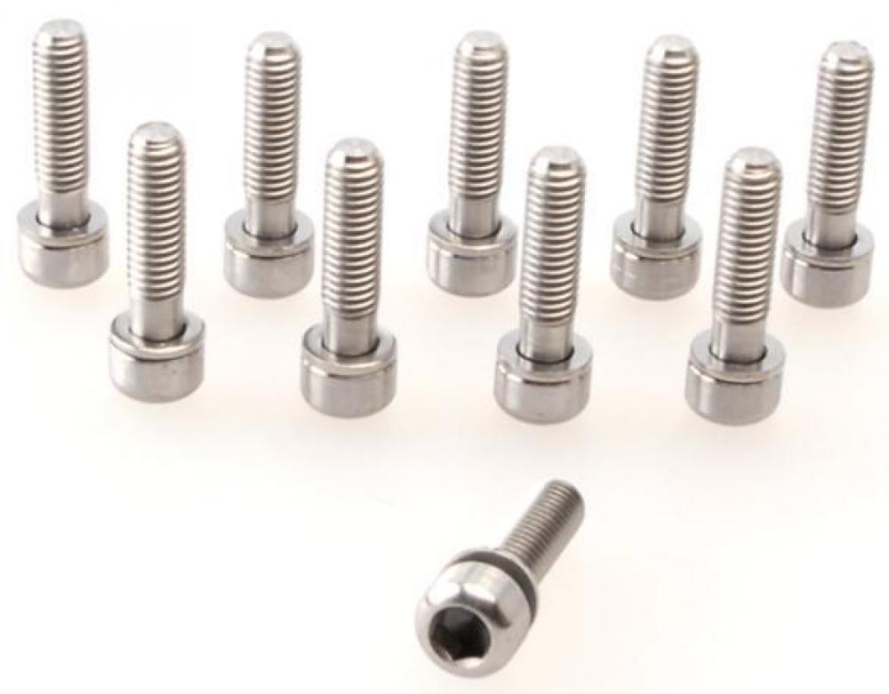 Procraft Schraube Titan M6 x 23 mm silber - ultraleichte High-End Titanschraube