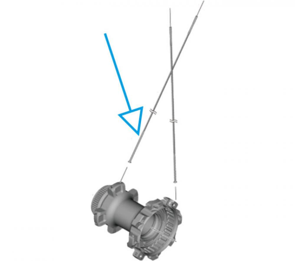 SHIMANO Speiche WH-R9270 HR links - Ersatzspeiche für DURA-ACE Hinterrad