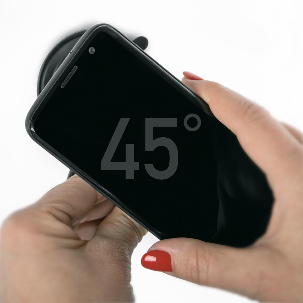 SKS COMPIT FLEXX Smartphone-Halterung  flexible Handyhalterung mit Flexarm und Saugnapf für alle glatten Oberflächen, ideal für Auto, Küche und Arbeitsplatz
