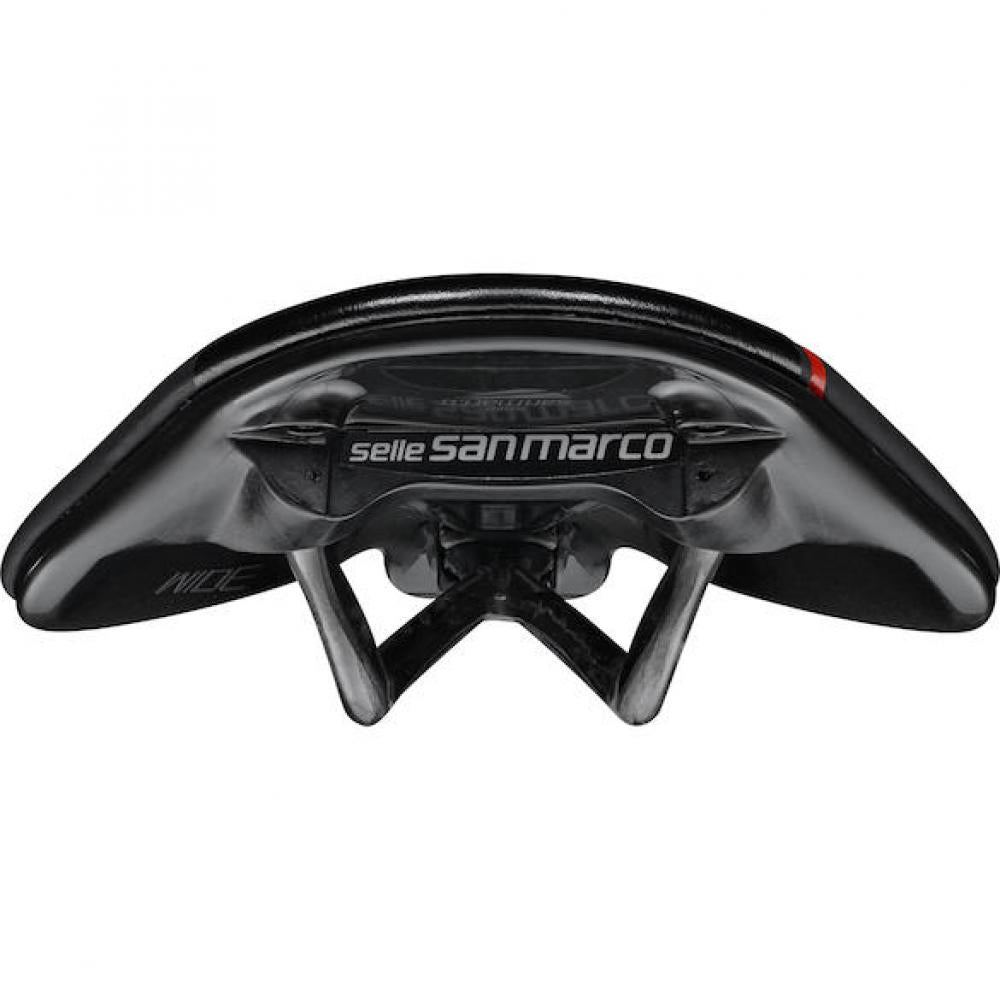 Selle San Marco Sattel Shortfit 2.0 Carbon FX 155 x 255 mm Schwarz - leichter Performance-Rennradsattel