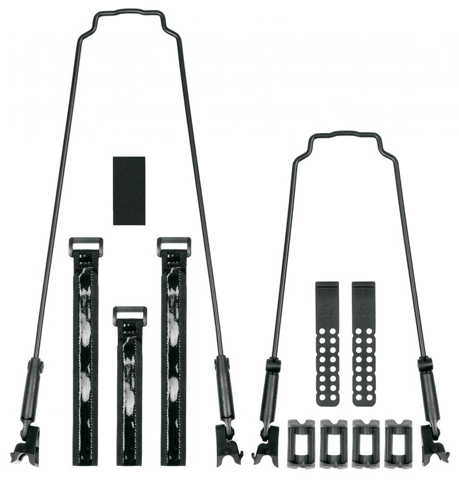 SKS Strebenset VELOFLEXX 55 für 26-28" Fahrräder, inkl. Rahmenadapter und Befestigungsmaterial, Strebenlängen 245 mm und 305 mm