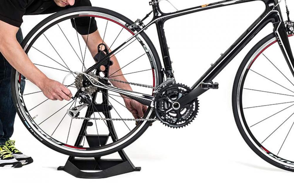 Hebie Fahrradständer TURRIX 26-28 Zoll blau - stabiler Fahrrad-Seitenständer