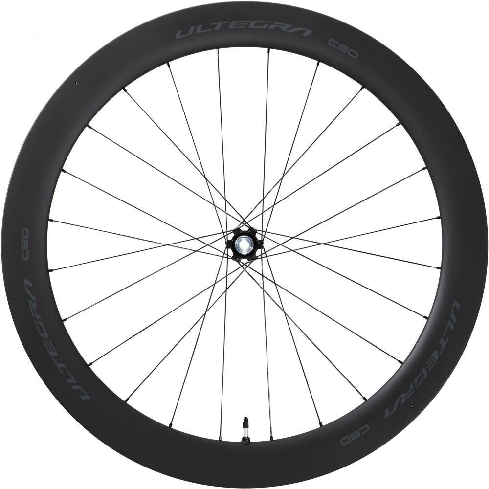 SHIMANO Vorderrad ULTEGRA WH-R8170 C60 TL Laufrad 28" 24 Loch Center-Lock 100x12 mm