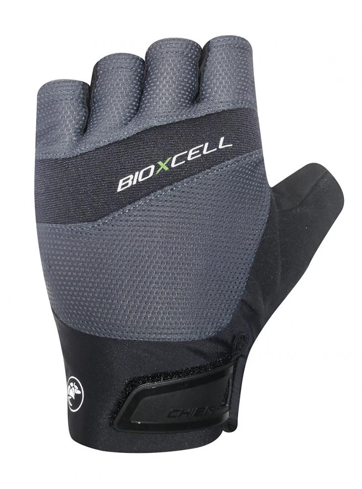 CHIBA BioXCell Pro - Radhandschuhe S dunkelgrau mit BioXCell-Polsterung