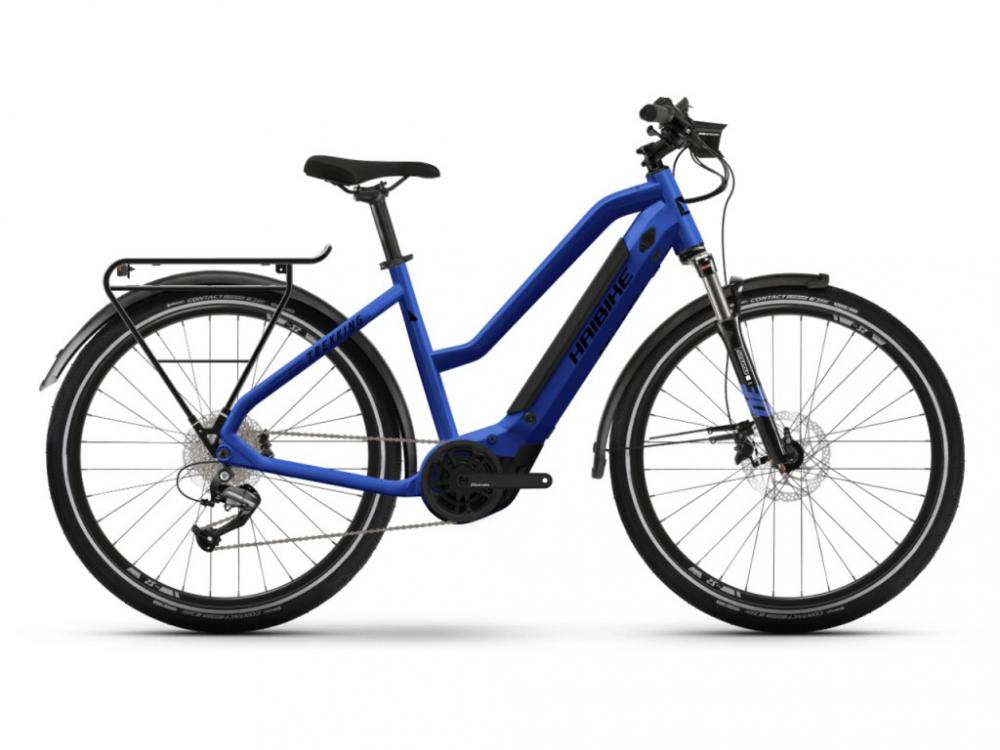 Haibike Trekking 4 Mid i500Wh 9-G Altus YTS Gloss_Matte_Blue_Blk /M